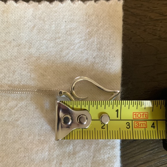 Tiffany & Co. vintage silver leaf/ heart pendant necklace - Picture 11 of 14